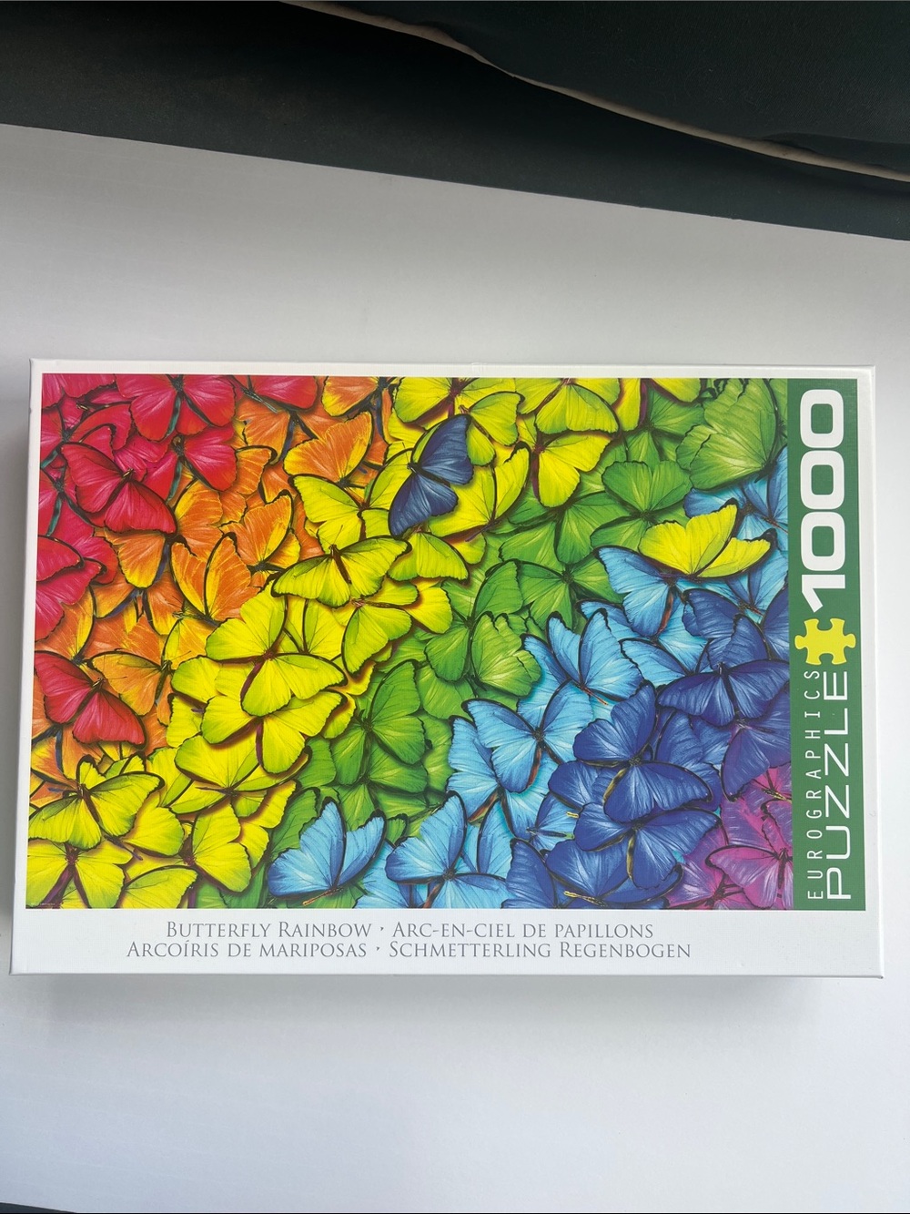 NEW-EuroGraphics 1000-Piece Butterfly Rainbow Puzzle - Multicolor
